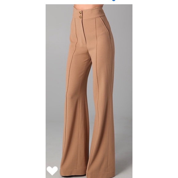Rachel Zoe Pants - Rachel Zoe Angelica Wide Leg High Waist Pants